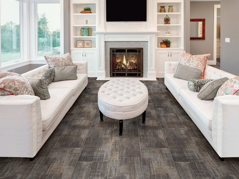 dark hardwood floor by Troy Flooring Center on Troy, MO area